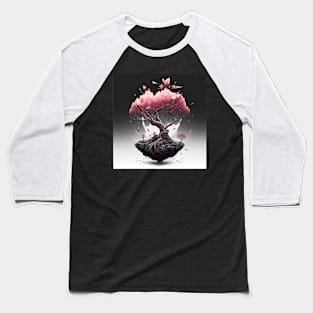 Surreal Tulip Bonsai Baseball T-Shirt